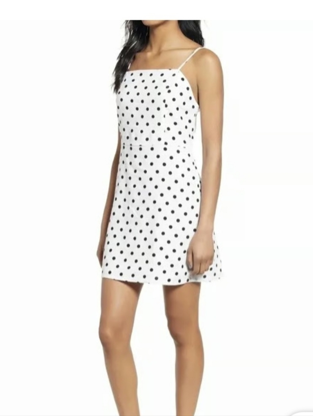 BP. Linen Blend Mini Dress